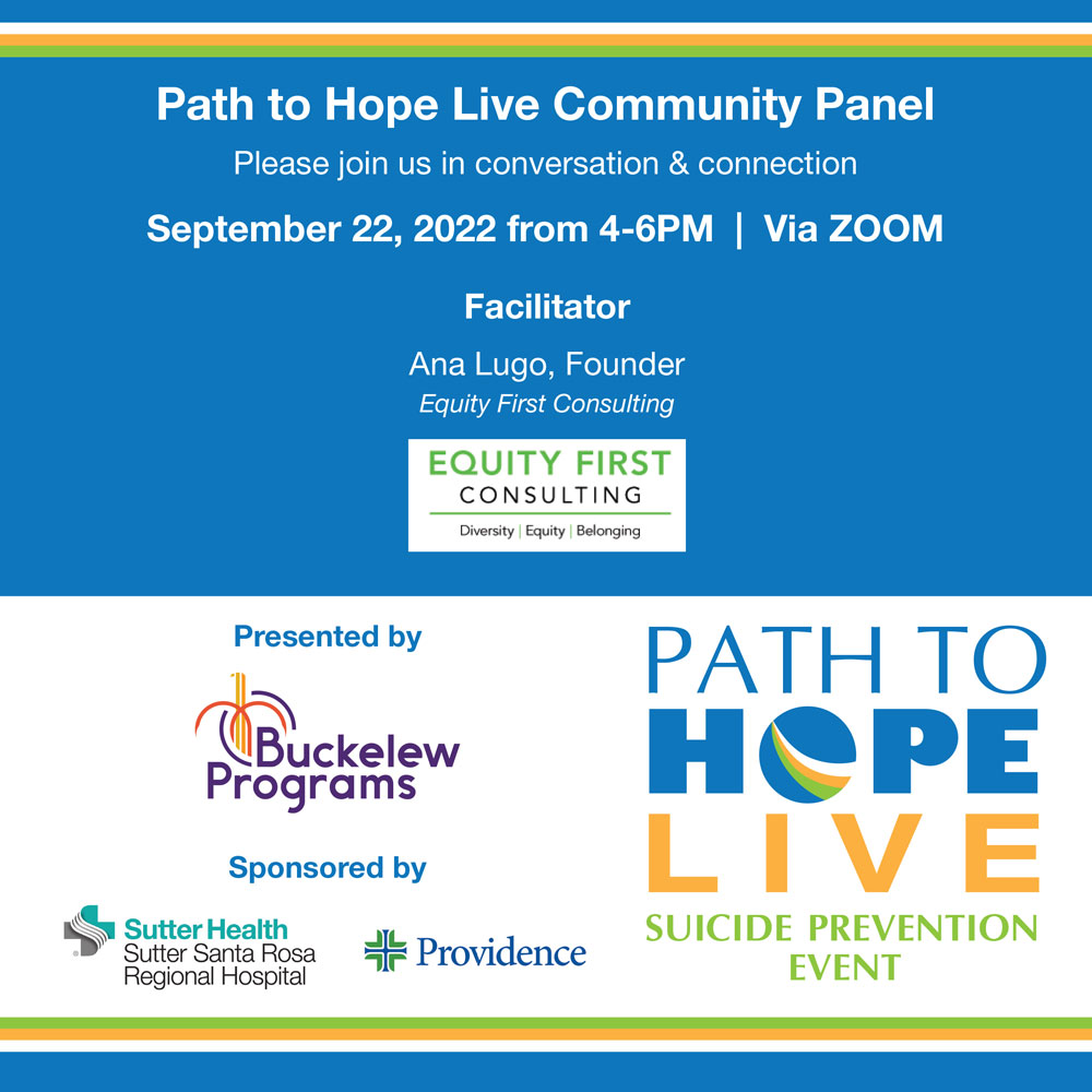 Path to Hope Live Community Panel - Suicide Prevention Event 9.22.22 4 - 6 pm