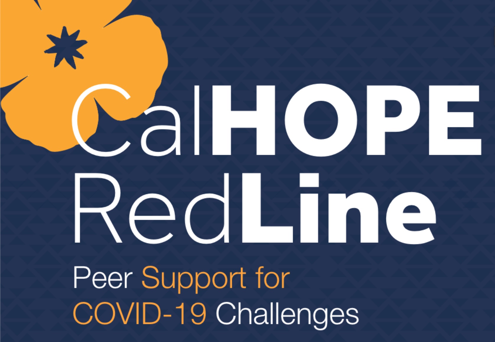 Logo that Reads  Cal Hope Red Line