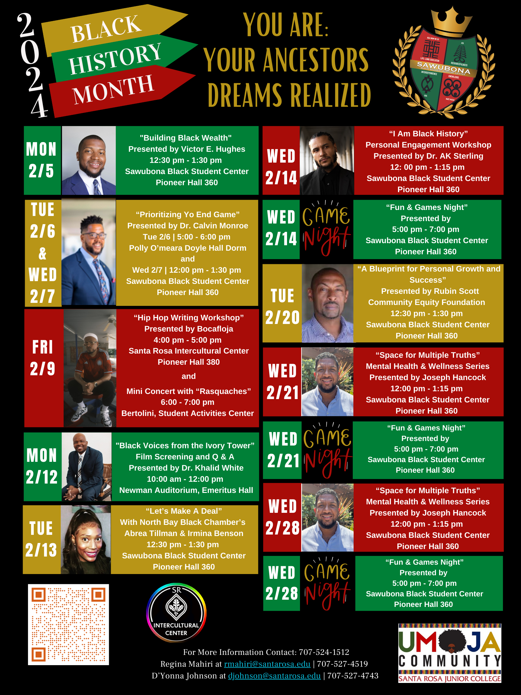 All BHM Events
